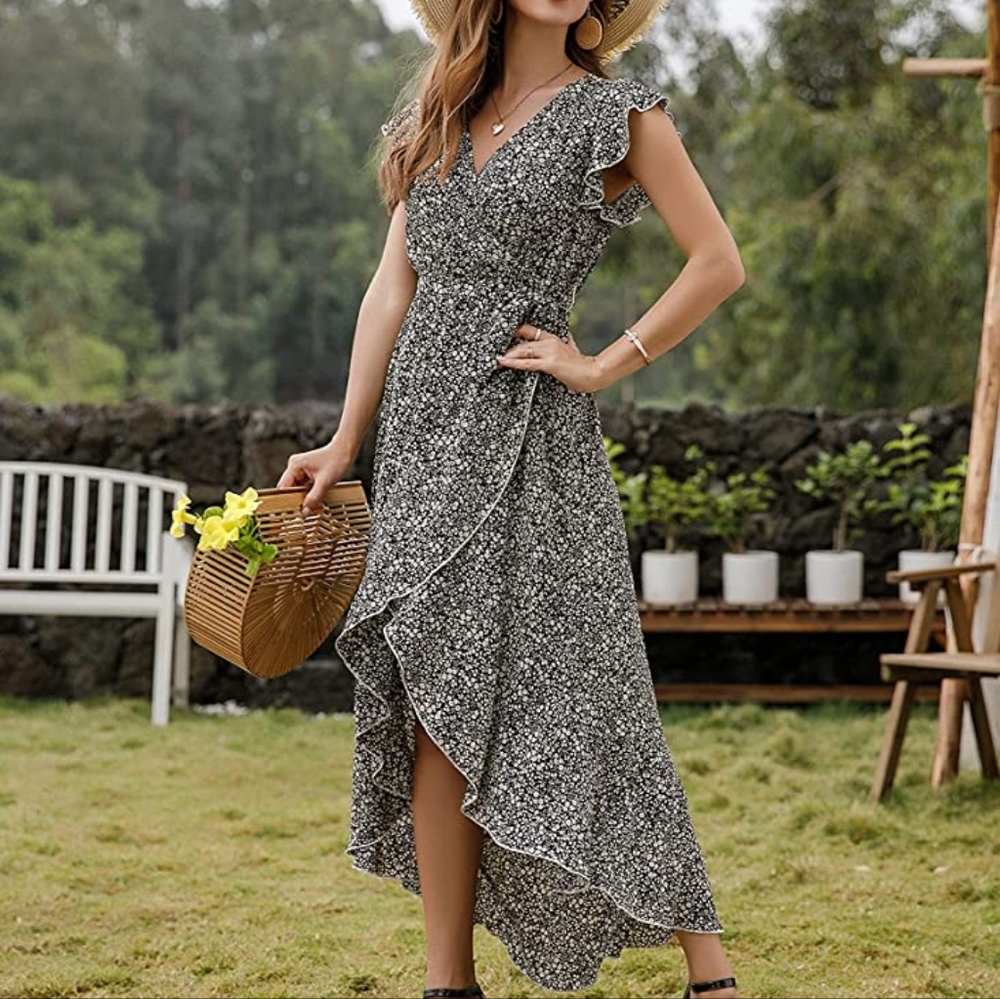 Bohemian maxi dresd